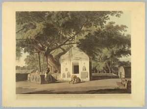 The Sacred Trees of the Hindoos At Gyah, Bahar, from "Oriental Scenery: Twenty Four Views in Hindoostan"