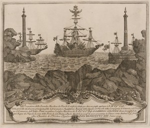 The Seconda Macchina for the Chinea of 1729: The Ships of the Ostend Company and Trieste Company at the Pillars of Hercules