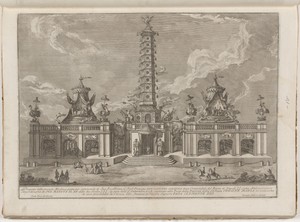 The Seconda Macchina for the Chinea of 1758: The Porcelain Tower of Nanjing