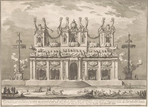 The Seconda Macchina for the Chinea of 1765: A Decorated Building with Cockaigne Poles