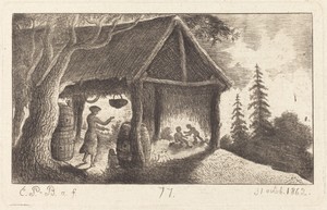 The Shed with Children Fighting