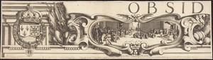 The Siege of La Rochelle [plate 1 of 16;  set comprises 1952.8.97-112]