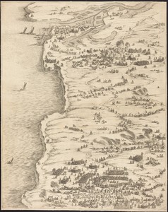 The Siege of La Rochelle [plate 5 of 16;  set comprises 1952.8.97-112]