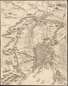 The Siege of La Rochelle [plate 6 of 16;  set comprises 1952.8.97-112]