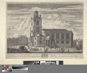 The South Prospect of the Church of St. Clement's Danes