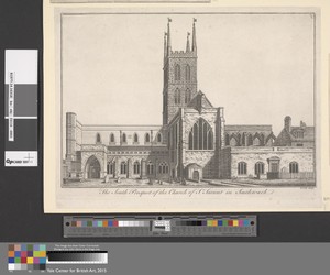 The South Prospect of the Church of St. Saviour in Southwark