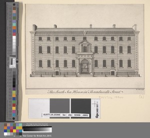 The South Sea House in Threadneedle Street