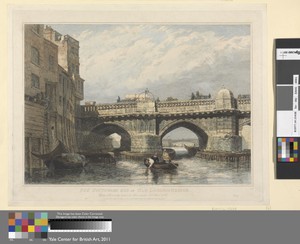 The Southwark End of Old London Bridge