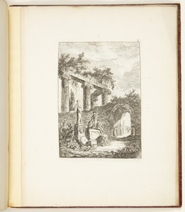 The Statue Before the Ruins