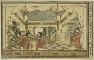 The Stone Temple and Statue of Zeus in Europe (Yoroppashu sekizo kyo mokudo jinkyo), from the series "Newly Published Dutch Perspective Pictures (Shinpan Oranda uki-e)"