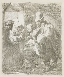 The strolling musicians
