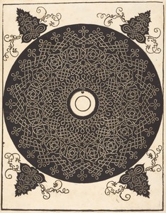 The Third Knot (with a black circle on a white medallion)
