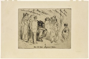 The Title Page for 'Douze Eaux Fortes d'après Nature' (Twelve Etchings after Nature), the "French Set"