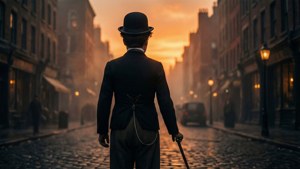 The Tramp at Sunset