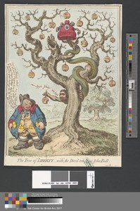 The Tree of Liberty, - With The Devil Tempting John Bull (Fox)