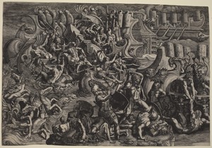 The Trojans Repulsing the Greeks