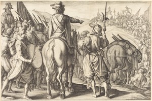 The Troops on the March
