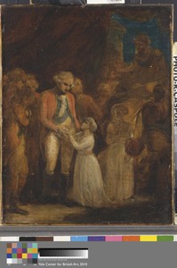 The Two Sons of Tipu Sahib, Sultan of Mysore, Being Handed over as Hostages to General Cornwallis
