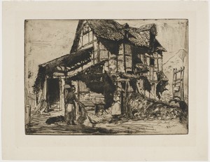 The Unsafe Tenement. One of the Twelve Etchings from Nature. (The French Set)