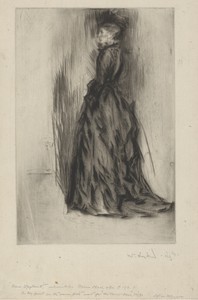 The Velvet Dress (Mrs. Leyland)