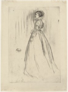 The Velvet Dress (Mrs. Leyland)