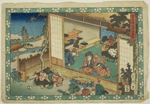 The Village School Scene (Terakoya), from the series "Sugawara's Secrets (Sugawara denju)"