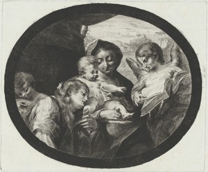 The Virgin and Child with Angels
