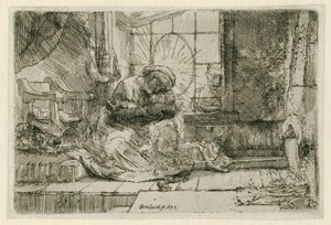 The Virgin and Child with the cat and the snake