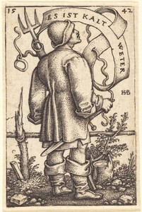 The Weather Peasant Facing Right