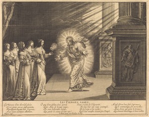 The Wise Virgins Carrying Their Lamps