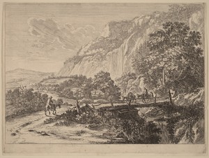 The Wooden Bridge at Sulmona, near Tivoli
