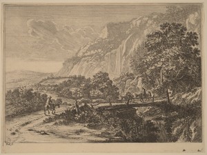 The Wooden Bridge at Sulmona near Tivoli