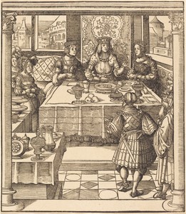 The Young White King between the Queen and Princess of the Feuereisen
