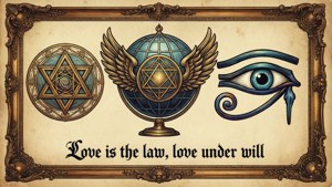 Thelemic Symbols Collage