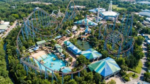 Theme Park Aerial View
