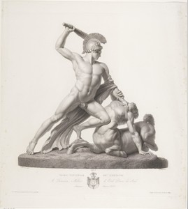 Theseus overwint de centaur