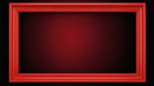 Thick Red Gradient Frame