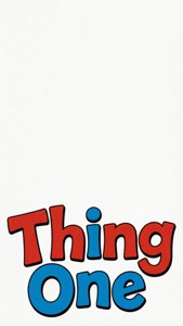 Thing One Typography