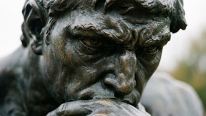 Thinker Intense Gaze