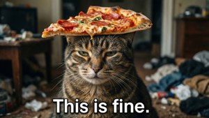 This Is Fine Cat