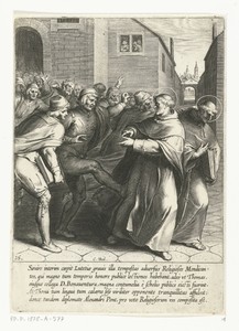 Thomas en de heilige Bonaventura worden uit de universiteit verdreven