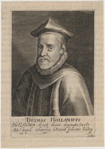 Thomas Holland, Regius Professor of Divinity at Oxford, and Rector of Exeter College