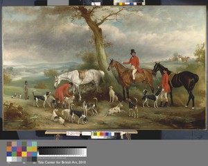 Thomas Wilkinson, M.F.H., with the Hurworth Foxhounds