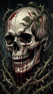 Thorned Skull Gothic