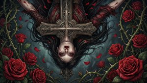 Thorns and Roses Cross