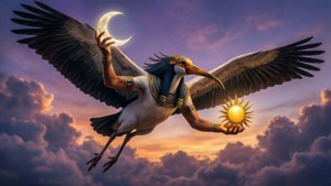 Thoth in Flight