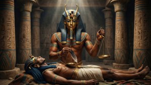 Thoth Weighing Heart