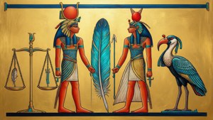 Thoth with Ma'at
