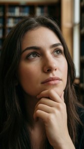 Thoughtful Woman Portrait
