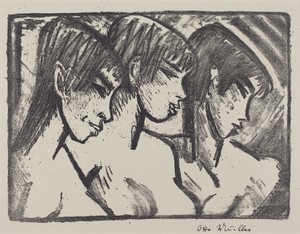 Three Girls in Profile (Drei Madchen im Profile)